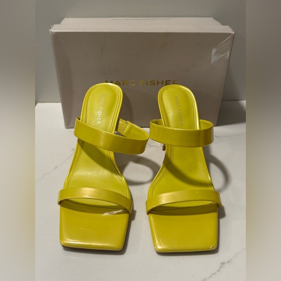 Marc Fisher Zasha Neon Women's Heeled Sandals - Picture 8 of 13